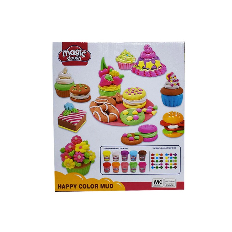 Magic Dough Happy Color Mud -Play Dough (8619)