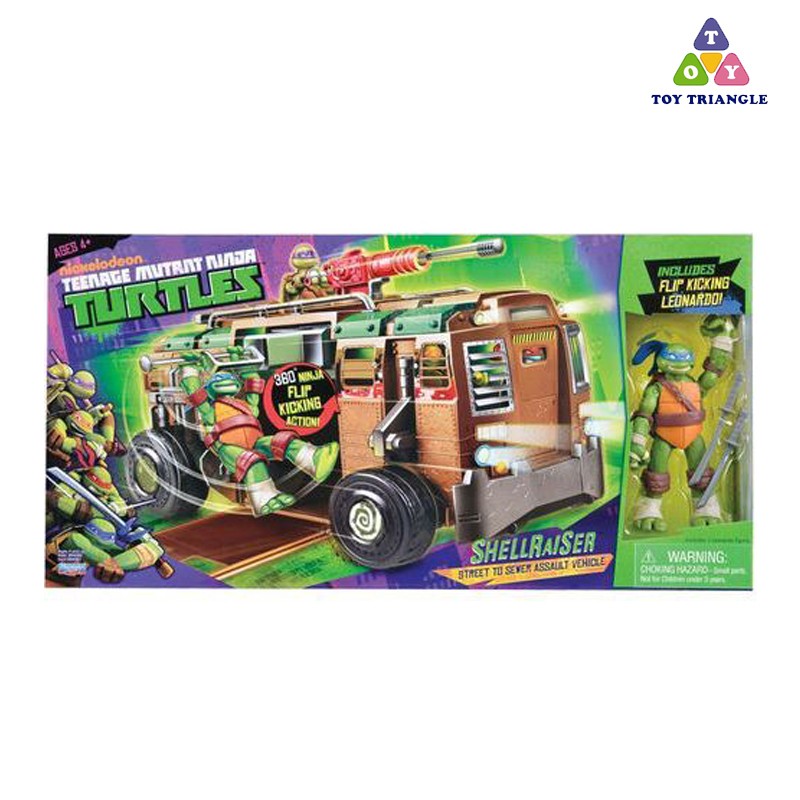 Teenage Mutant Ninja Turtles Shellraiser With Leonardo action figure (94061)