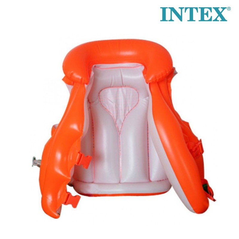 INTEX  Deluxe Pool Swim Vest, Red (58671)