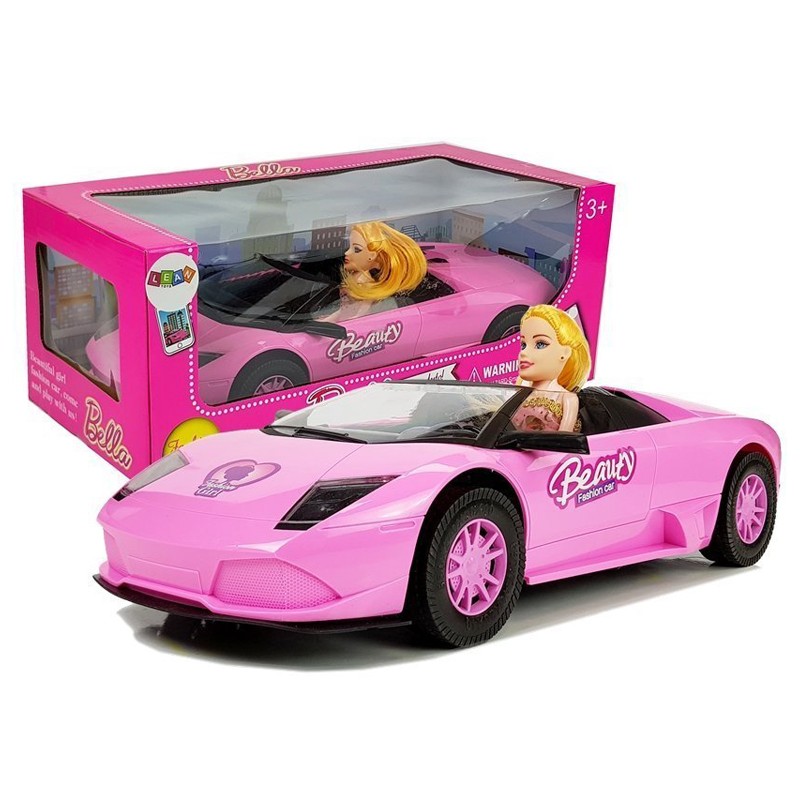 Bella Pink Sport Car With Doll 1004BB-1