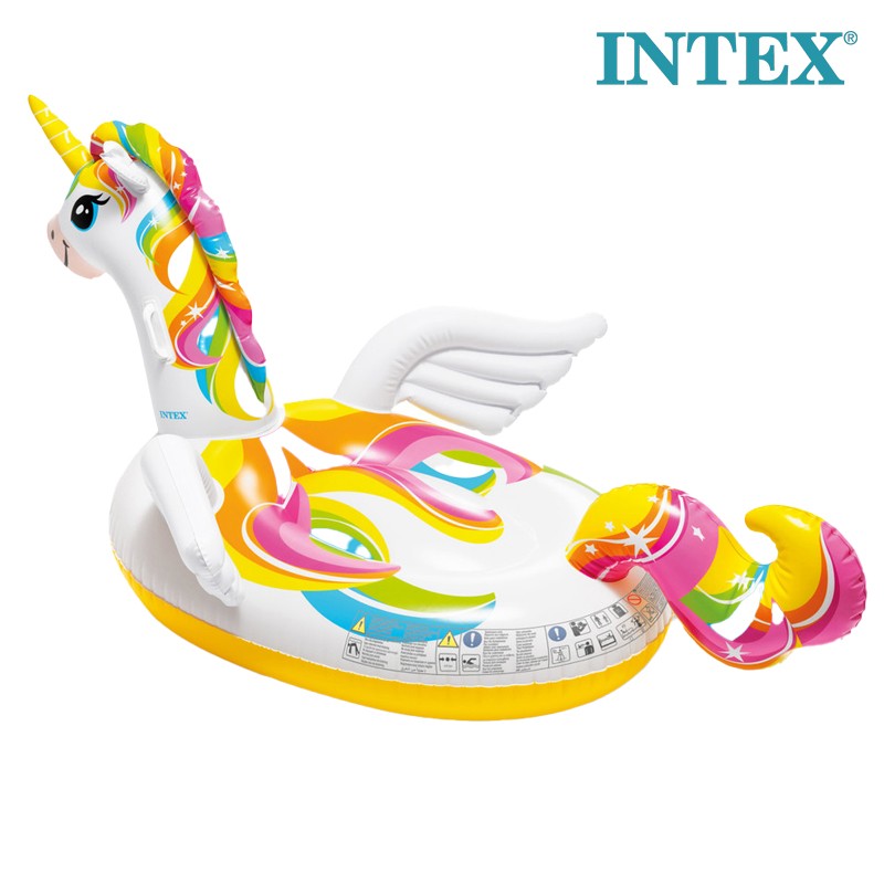 INTEX Unicorn Ride-On Inflatable Pool Float (57561)