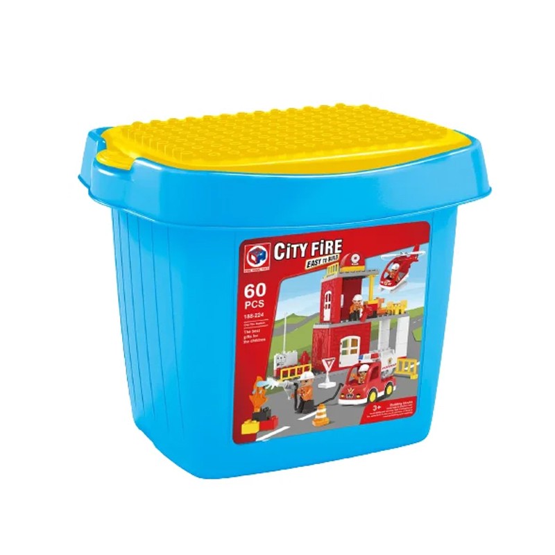 City Fire Large Size Building Blocks 60 pcs (188-224)
