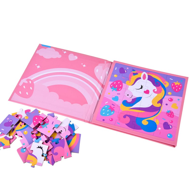 Color Day Unicorn  Magnetic Puzzle Book  (62004)