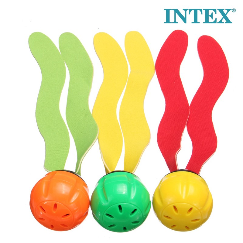 INTEX Diving Balls Underwater balls, Seaweed 3 Pcs (55503)