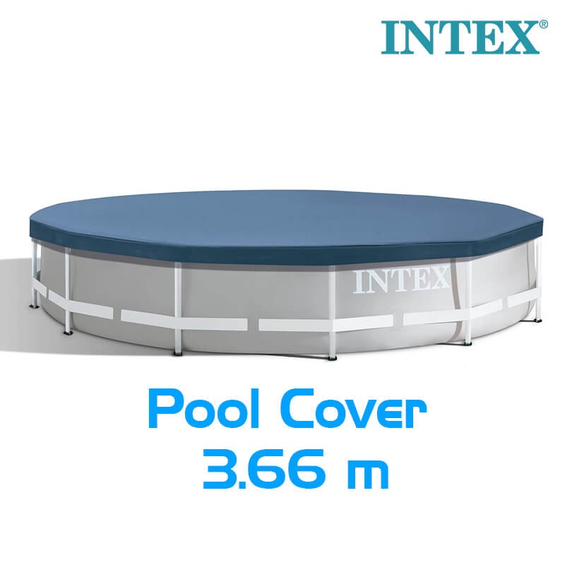 INTEX Round Pool Cover 3.7 m For Frame Pool 3.66m (28031)