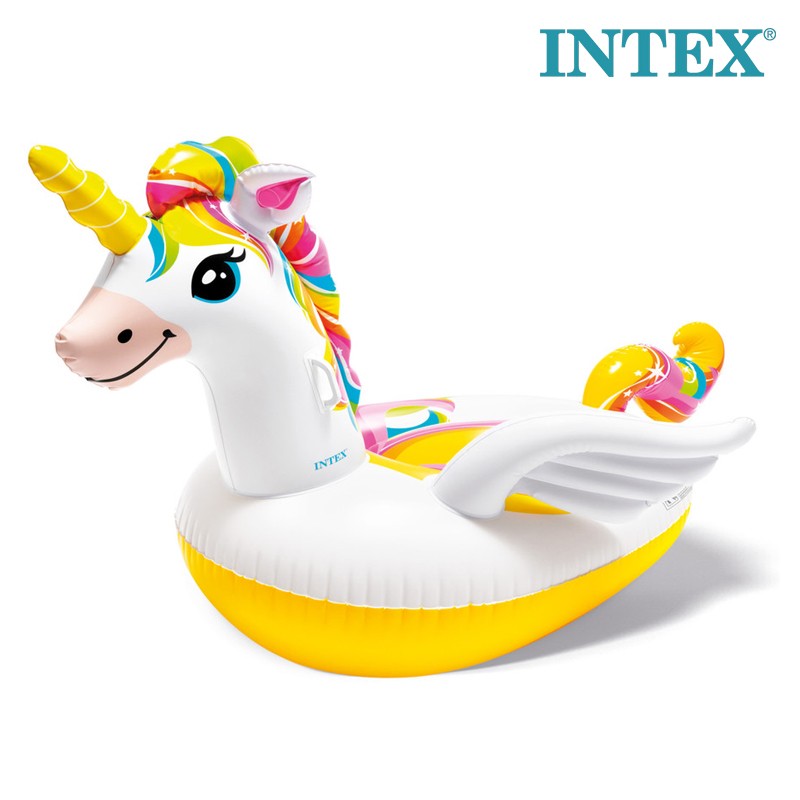INTEX Unicorn Ride-On Inflatable Pool Float (57561)