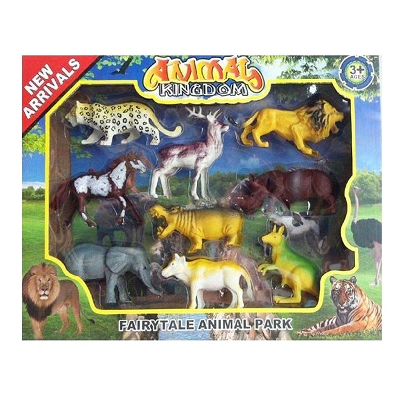 Animal Kingdom 9 Pcs of Jungle Animals