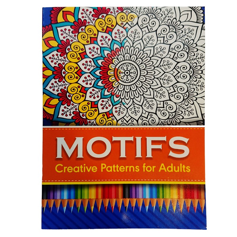 Coloring Book Creative Patterns For Adults 32 Pages A4 (MOTIFS)