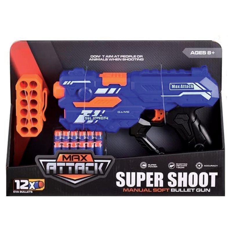 Max Attack Super Shoot Gun (9002A-5)