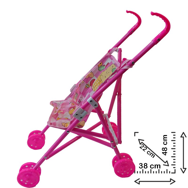 Baby Plastic Doll Stroller