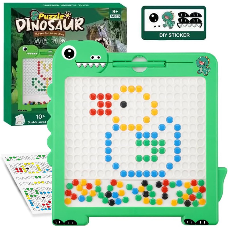 Puzzle Dinosaur Magnetic Bead Board ( 949-2)