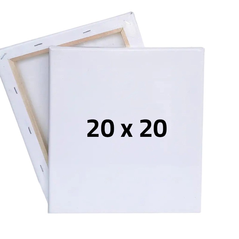 Canvas Board 280 grams 1 Pcs Size 20  x 20 cm