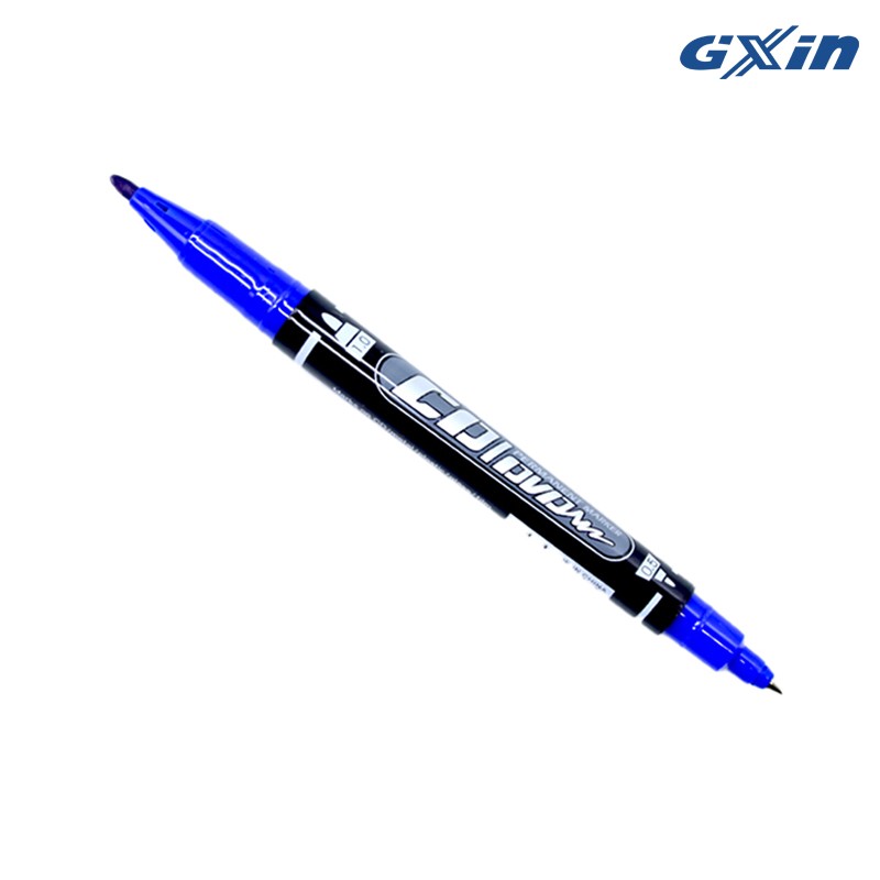 GXIN Double Head Permanent Marker CD.DVD (A-107A)