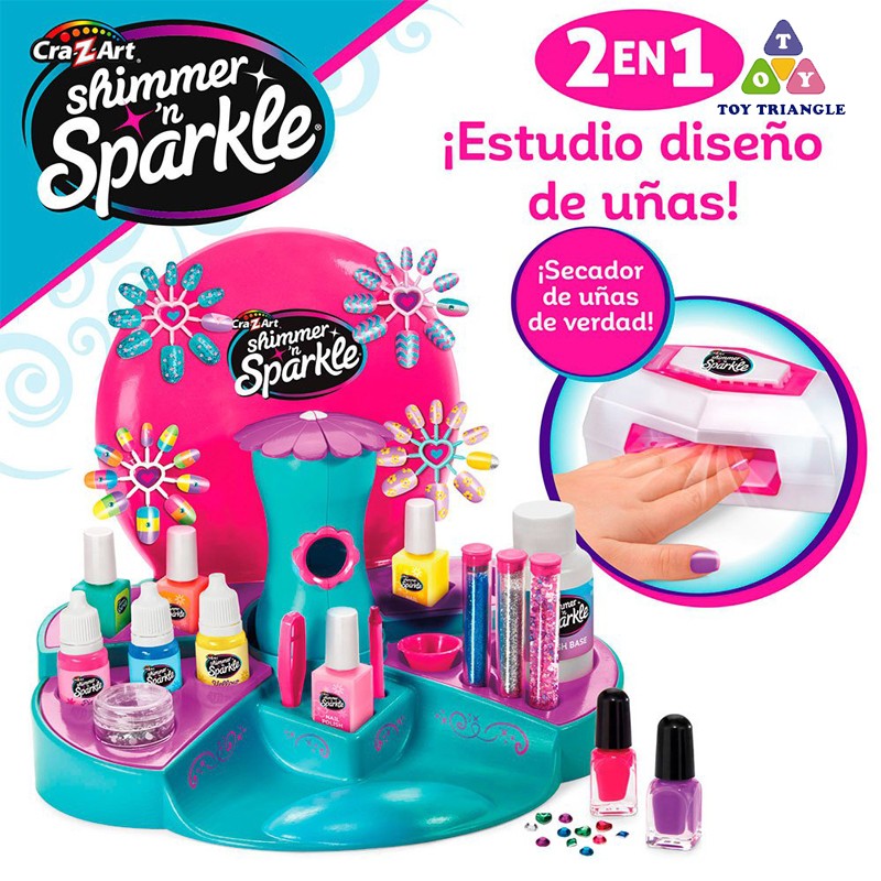 Shimmer n Sparkle 2 in 1 Designer Nail Art Studio (17331)