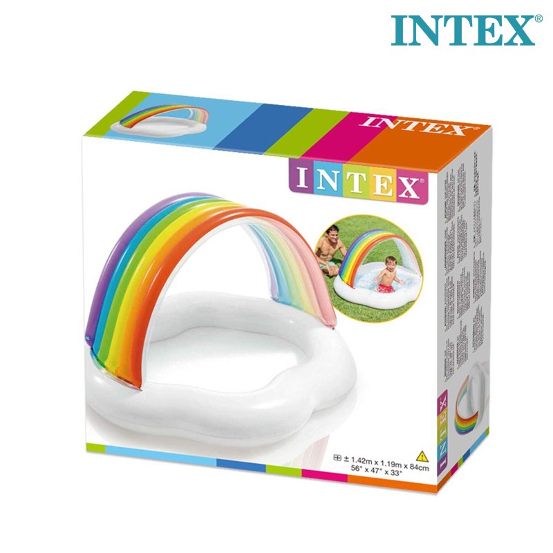 INTEX Rainbow Cloud Inflatable Baby Pool (57141)
