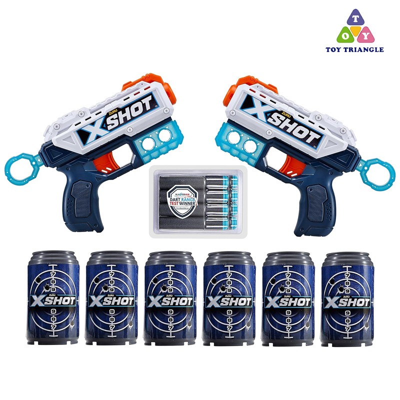 X-Shot 2X KickBack  Foam Bullets Gun (36202)