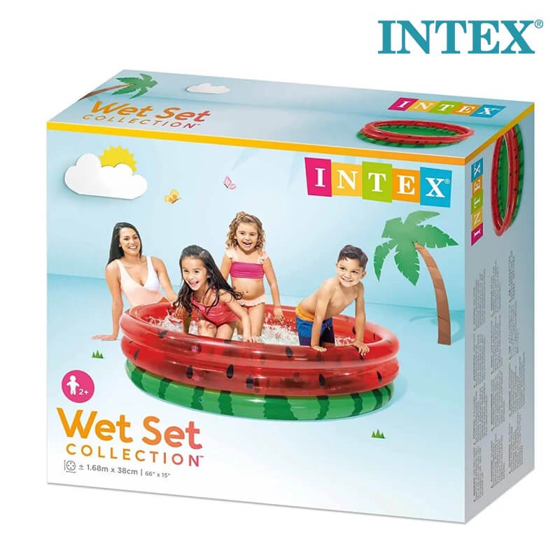 INTEX Watermelon 3 Rings Pool (58448)