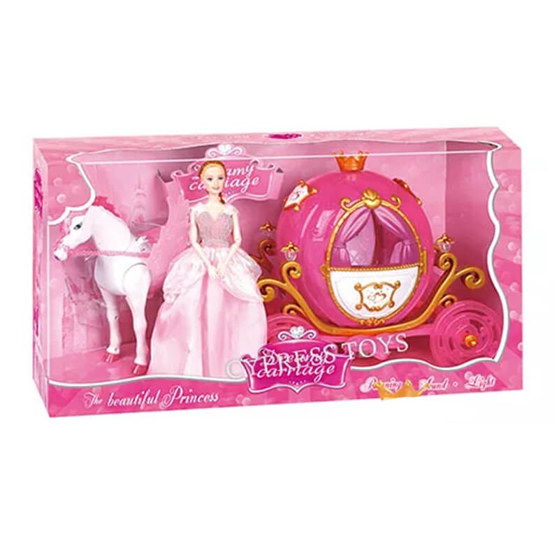 Dream Carriage - Doll with Horse (2206B)