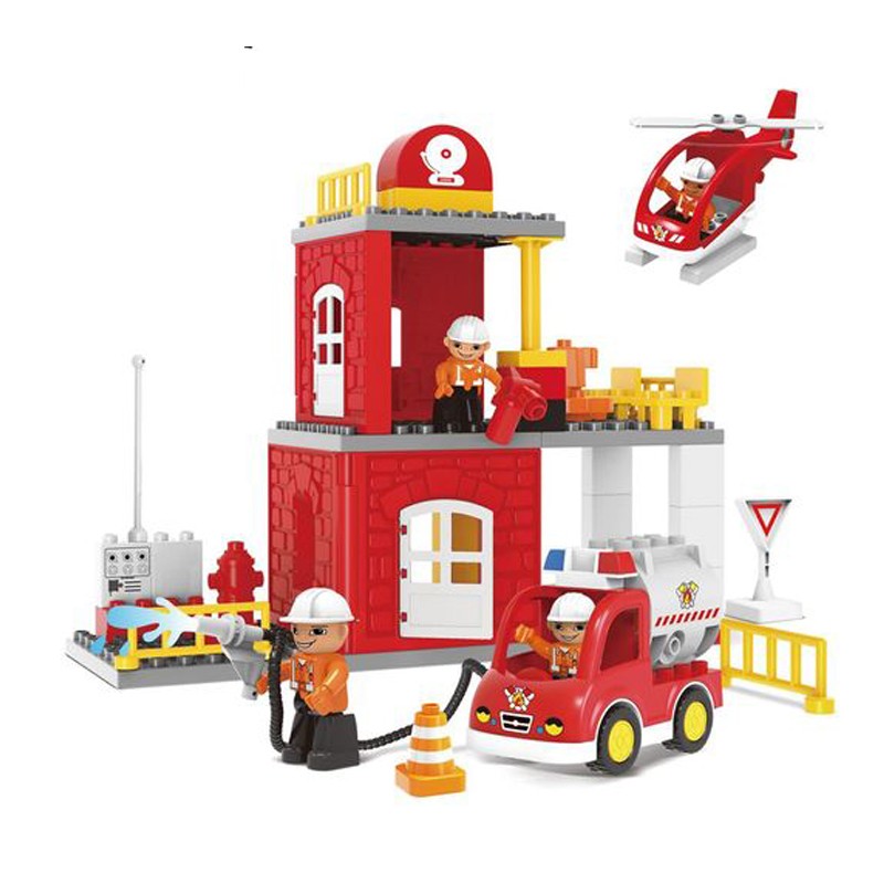 City Fire Large Size Building Blocks 60 pcs (188-224)