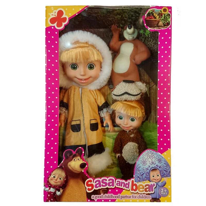 Masha & The Bear Doll Pack Of Two Dolls (YG2313-A)