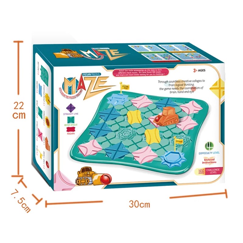 Maze Jigsaw Puzzle 166 Stages (8023A)