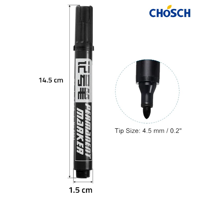 CHOSCH Permanent Marker  Multi-Color 1 Pcs (CS-8133)