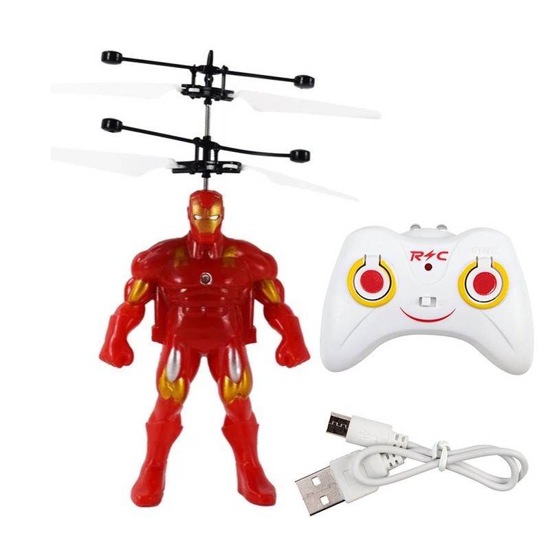 Mini Helicopter Remote control Infrared Induction Superhero character