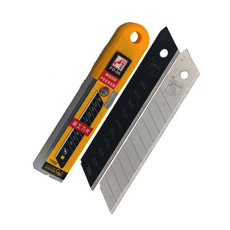 Wood Pecker Razor Blade 18 mm 10 pcs Pack (FD-04)