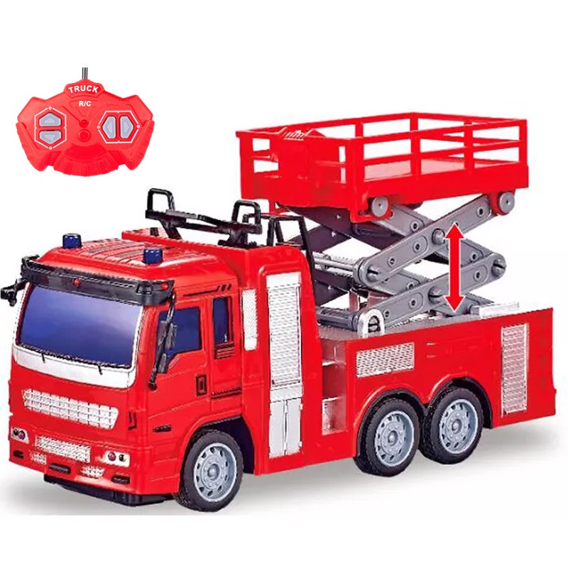 Remote Control Fire City Rescue Vehicle Lift Car  (Qh833A-2)