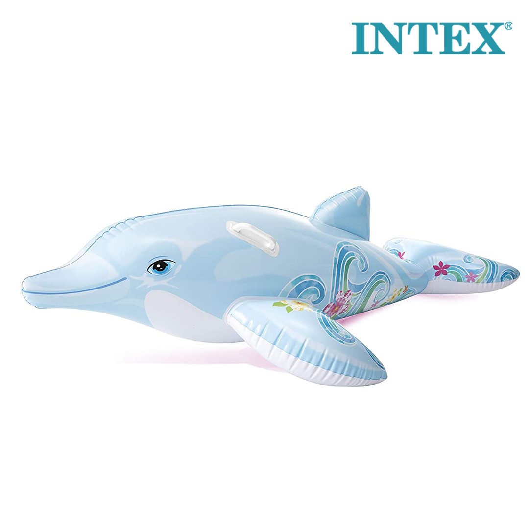 INTEX Lil Dolphin Pool Ride-On Floater (58535)