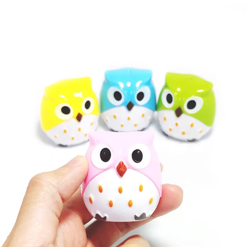 Owl Design Double Hole Pencil Sharpener (XL-349)