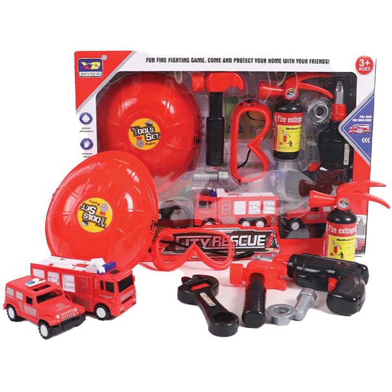 City Rescue Play-Set With Helmet (828-14A)