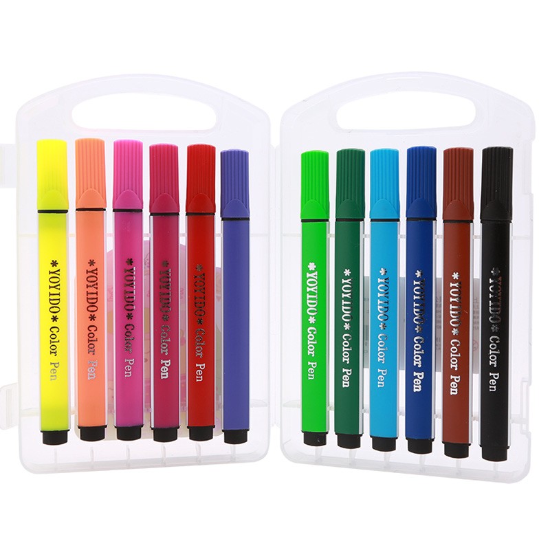 YOYIDO Colour Pens Bold Line 12 Colors (6812)