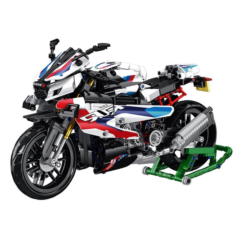 MOCBRICKLAND RR Motor League Motorcycle Technician (MOC-89700)  912 Pieces