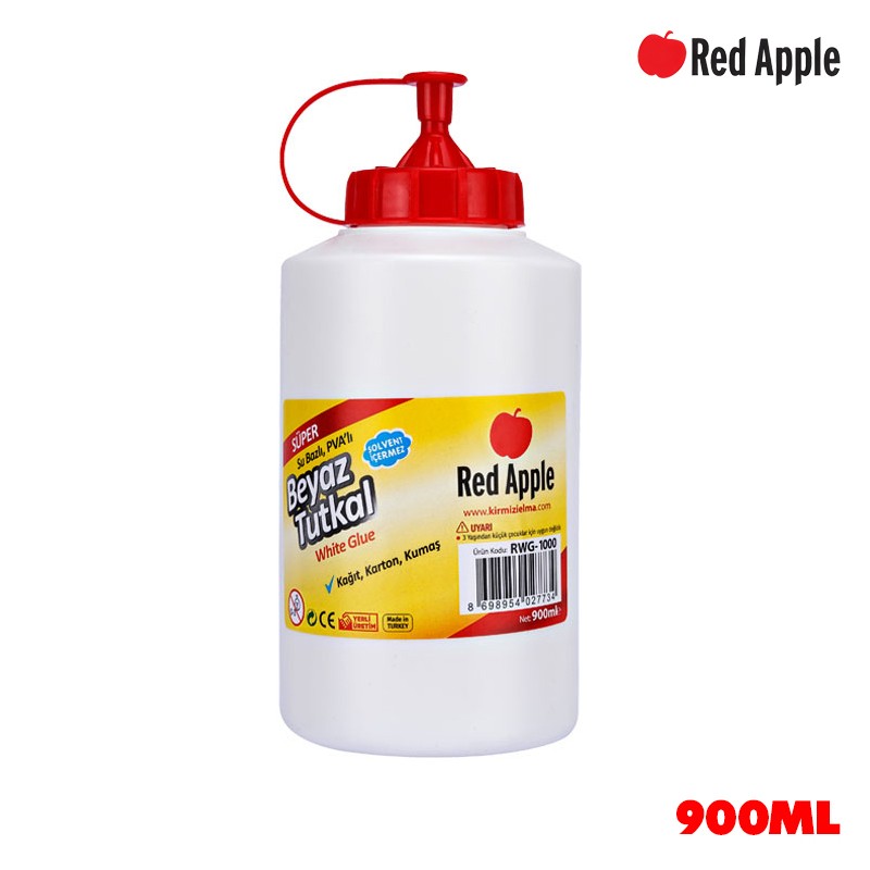 Red Apple Adhesive Water Based Super White Glue 900 ml (RWG-1000)