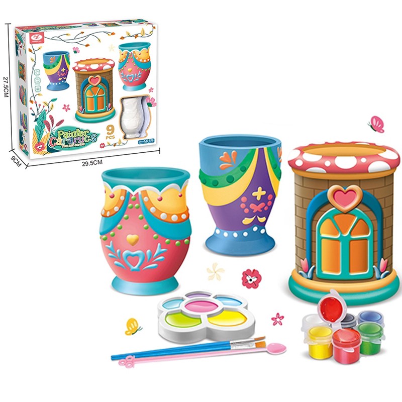 Painter Ceramics Tea Set Series (vase) (868-G10 )