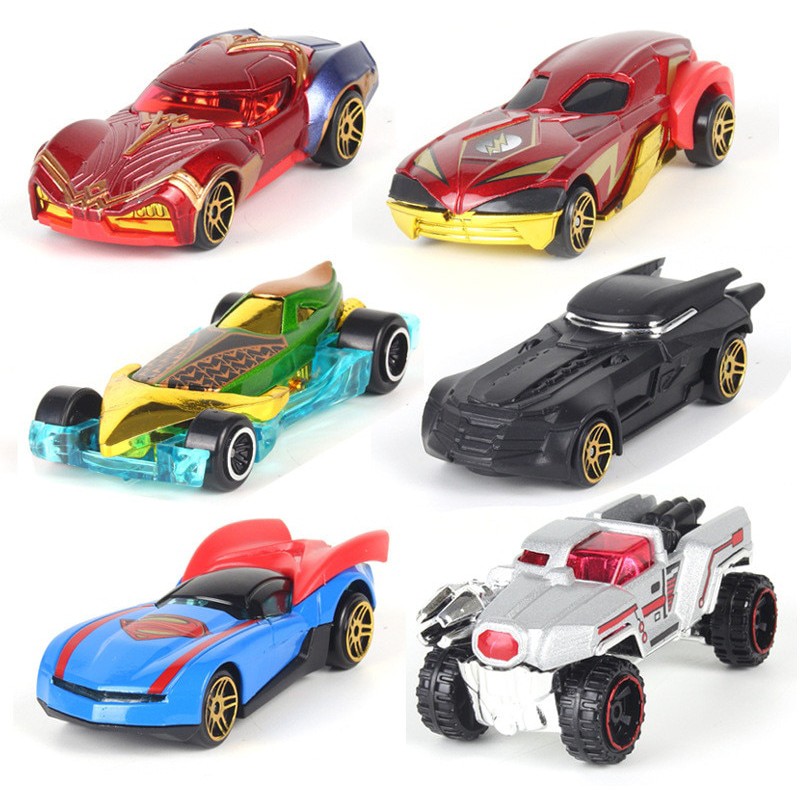 Justice League Alloy Car Metal 6 Cars (Y3302)