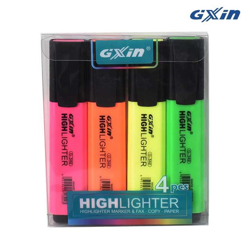 GXIN Highlighter Pack Of 4 Pcs (G-342)