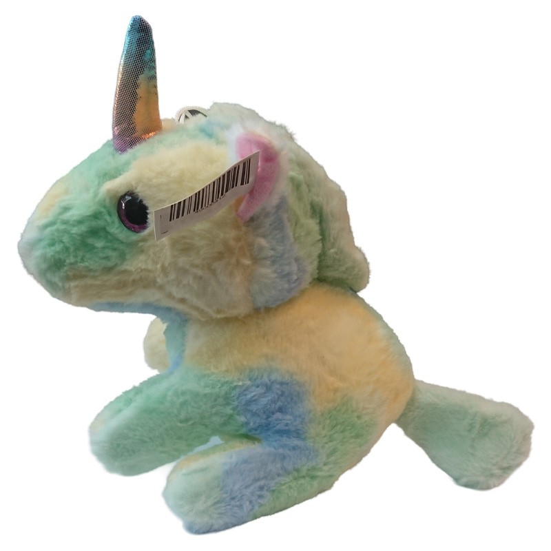 Unicorn Soft Plush Stuffed Doll Turquoise Color  28 cm