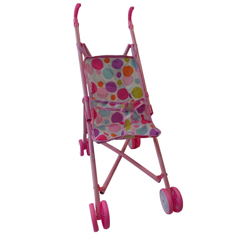 Baby Metal Doll Stroller With 25 cm Doll (T815)