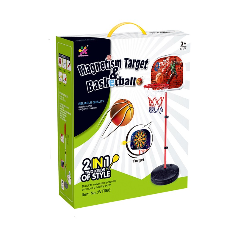 Magnetism Target & Basketball 2 in 1 (WT666)