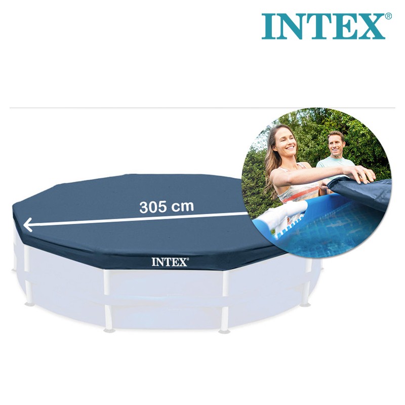 INTEX Round Pool Cover 3.1 m For Frame Pool 3.05 m (28030)