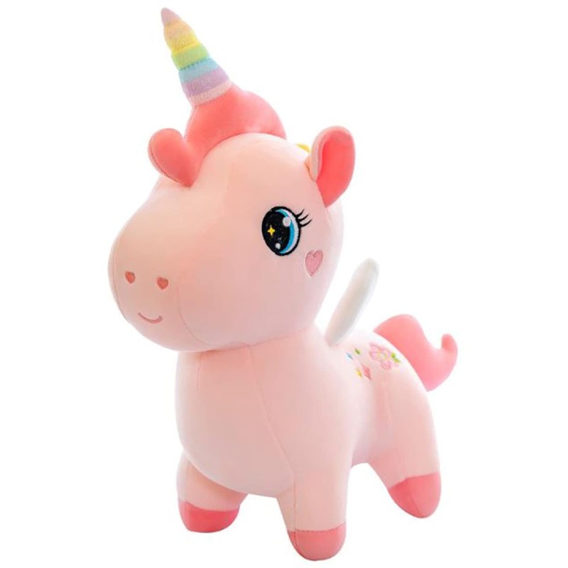 Unicorn Soft Plush Stuffed Pink Color Doll 28 cm