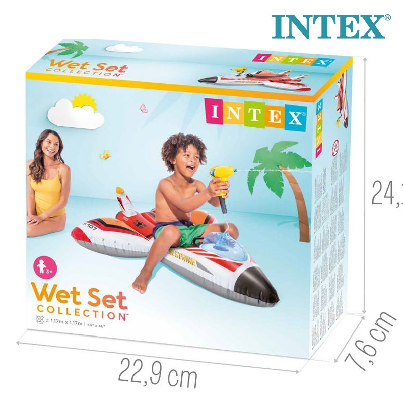 INTEX Water Gun Plane Ride-On (57536)