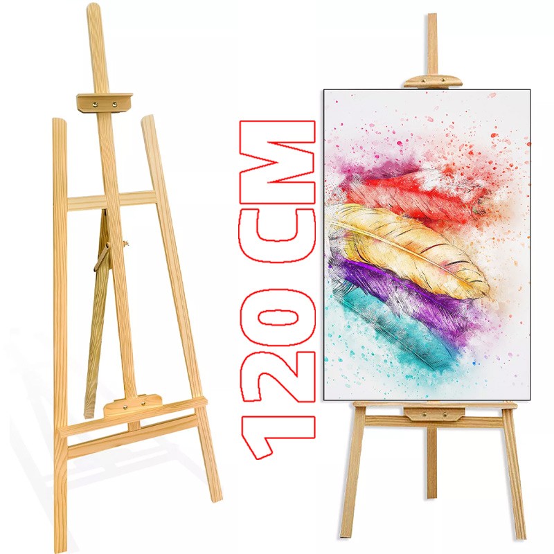 Artist Wooden Easel 3 Legs 120 cm (JX-120)