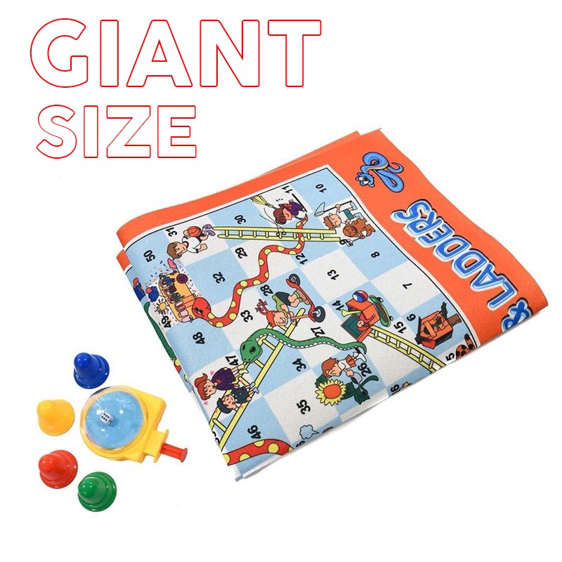 Snakes & Ladders Giant Game 80 x 65 cm (CR-1404)