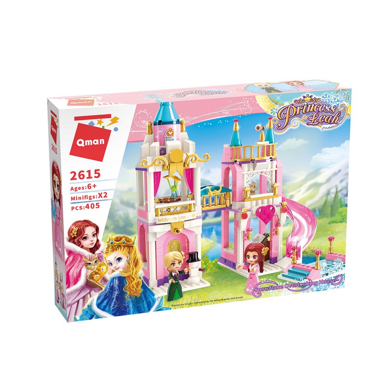 Qman -  Building Blocks Princess Leah  Castle  405 Pcs (2615)