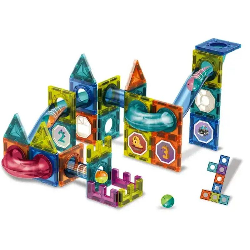 Magnetic Pipe Building Blocks 42 Pcs