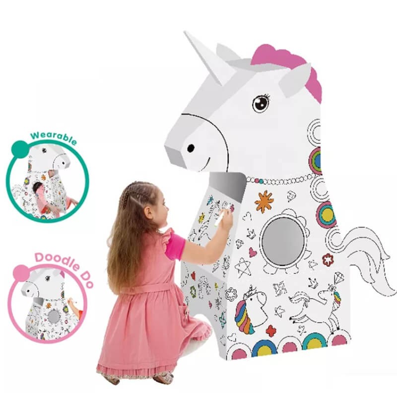 Diy Graffiti Cardboard Cosplay - Unicorn (688-17)