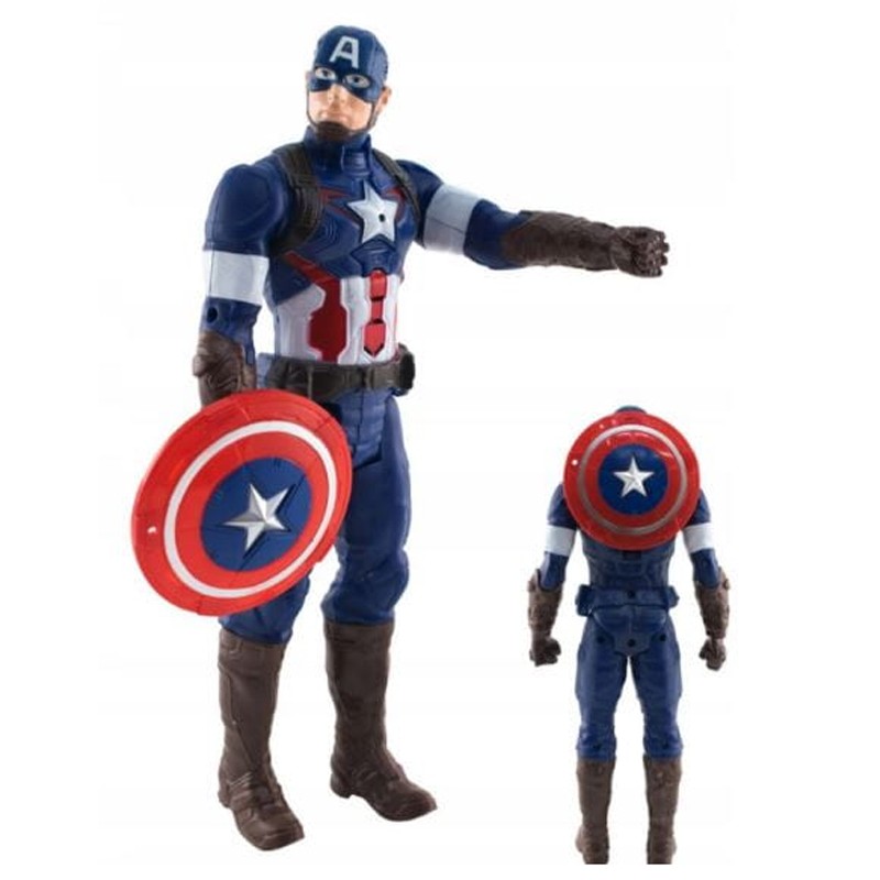 Avengers End Game Action Figures Captain America With  light & Sound 30 cm